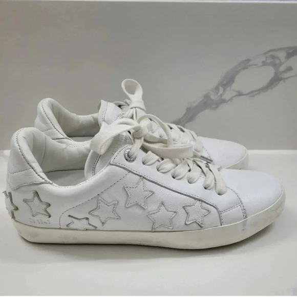 Zadig & Voltaire Stars Leather Sneakers - Picture 6 of 16